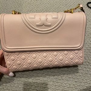 Tory Burch pink leather bag